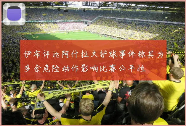伊布评论阿什拉夫铲球事件称其为多余危险动作影响比赛公平性